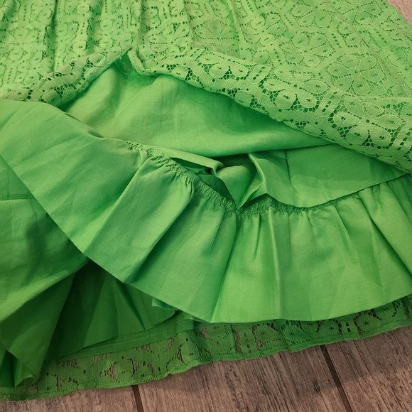 Lilly Pulitzer Posey Dress Style #47606 Green Daisy Lane Lace Size 6 Women's NWT - Picture 11 of 16